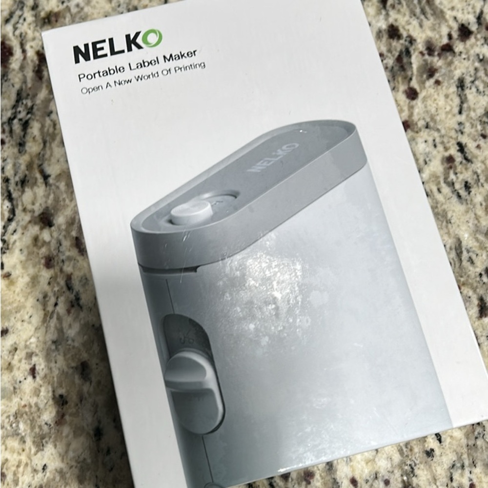 NELKO Portable Label Maker in Gray